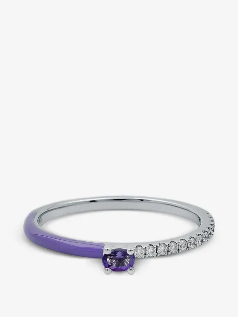 Herald Percy Diamonds anillo con gemas