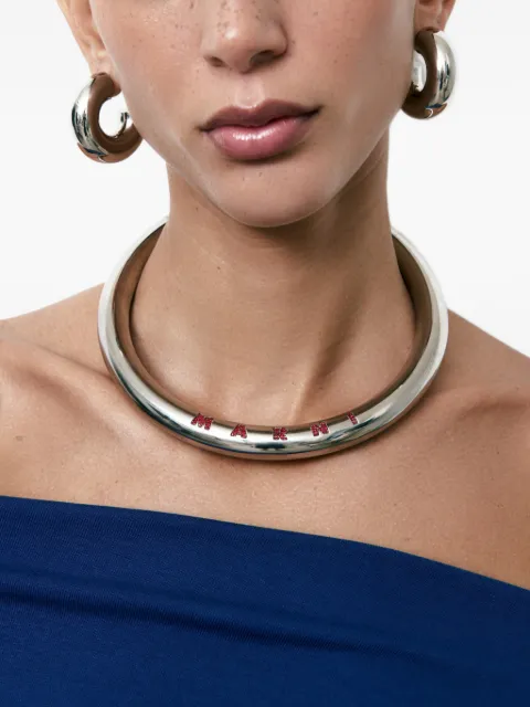 Marni collier ras-du-cou à logo