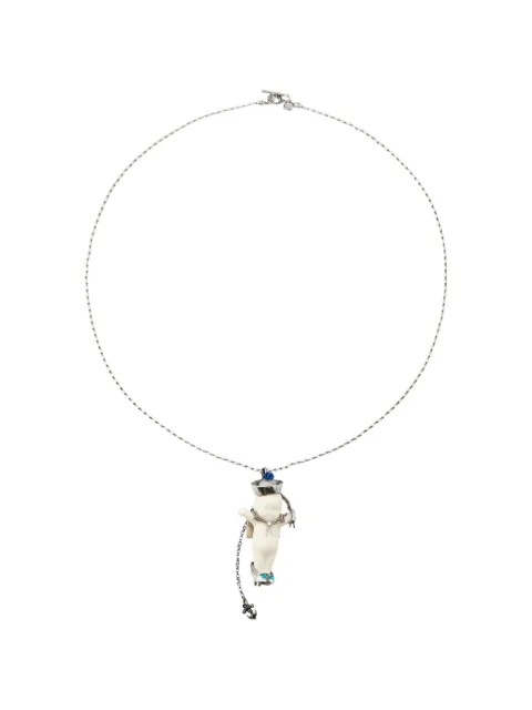 Gem Kingdom collar con dije de porcelana