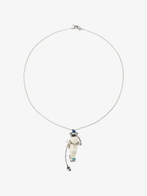 Gem Kingdom porcelain-pendant necklace