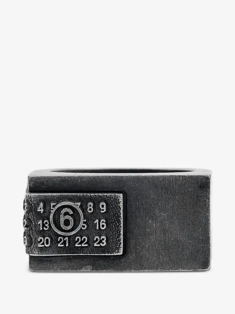 MM6 Maison Margiela rectangle-shape ring