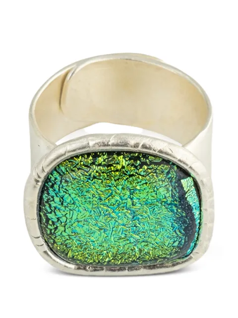 Poison Drop Lab dichroic glass ring