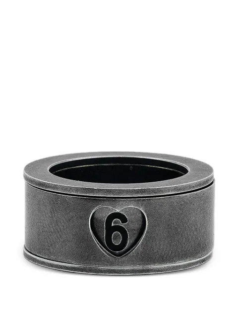 MM6 Maison Margiela embossed ring