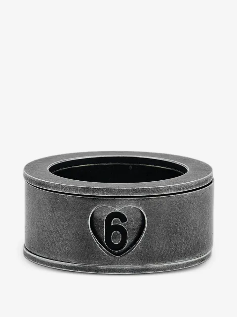 MM6 Maison Margiela anillo en relieve