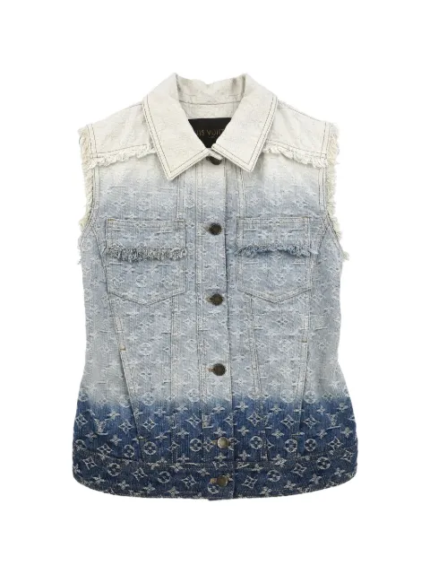 Louis Vuitton Pre-Owned جاكيت جينز بمونوغرام من عقد 2010