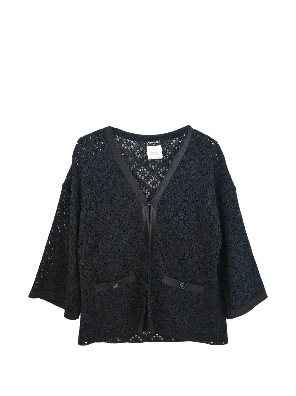 CHANEL Pre-Owned Cardigan con scollo a V 2013 - Nero