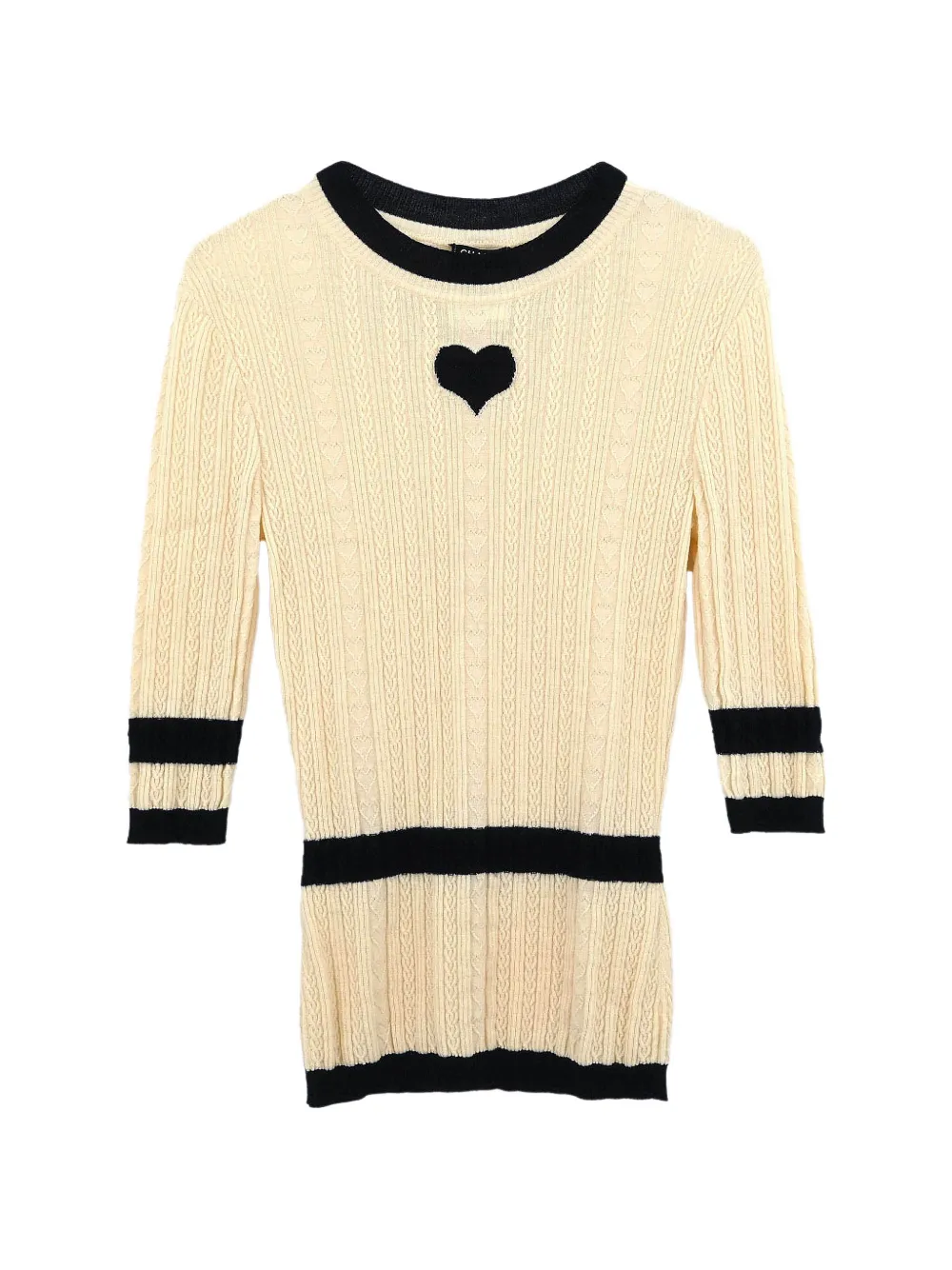 CHANEL Pre-Owned Top con dettaglio a cuore 2015-2016 - Toni neutri