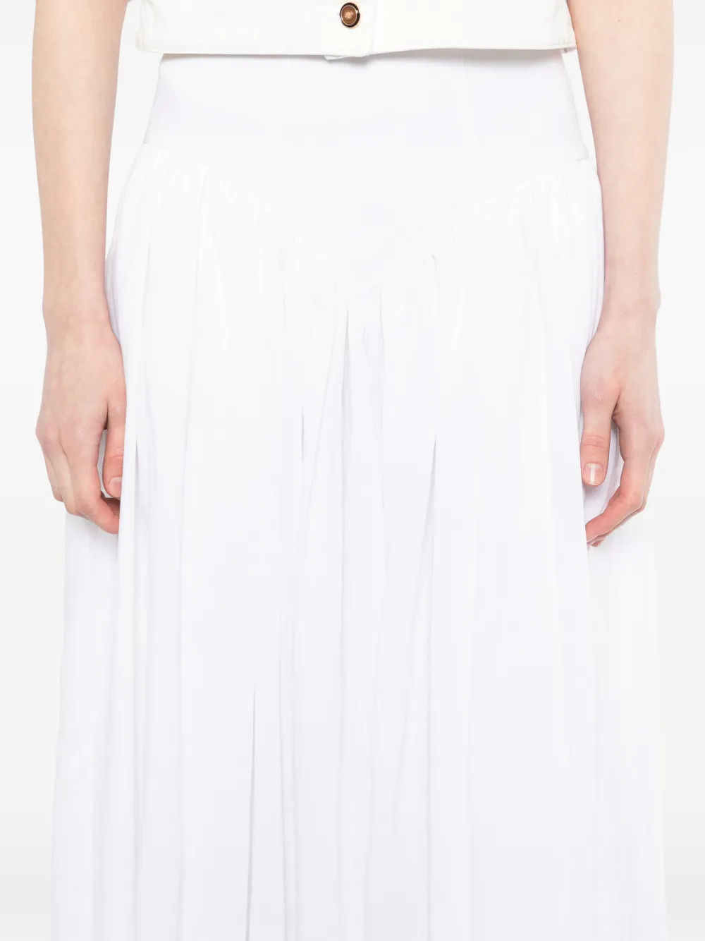 Gabriela Hearst Juniper rok Wit