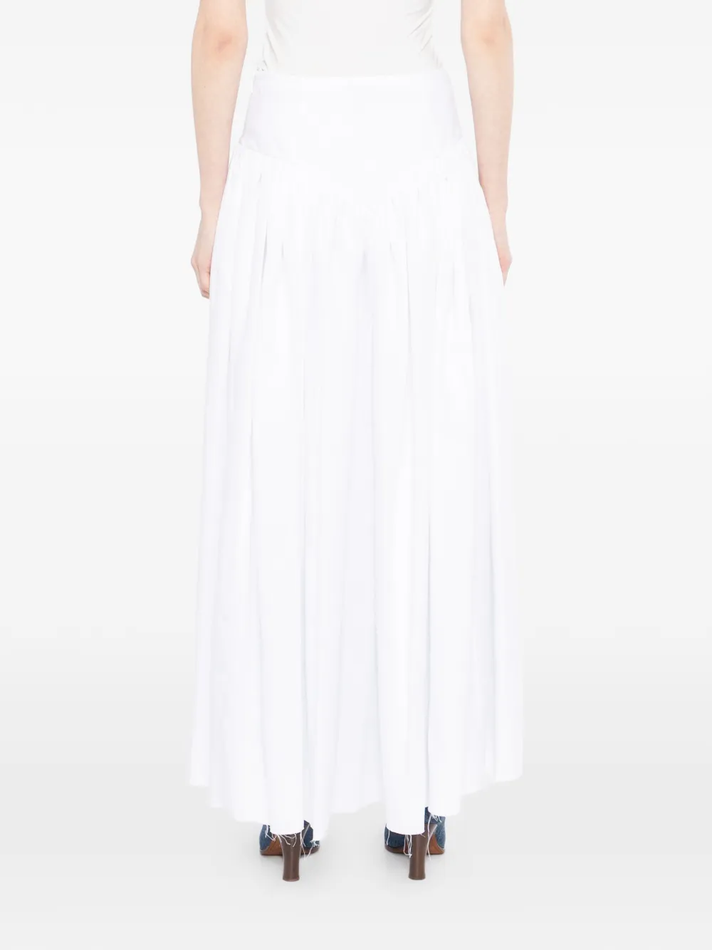 Gabriela Hearst Juniper rok Wit