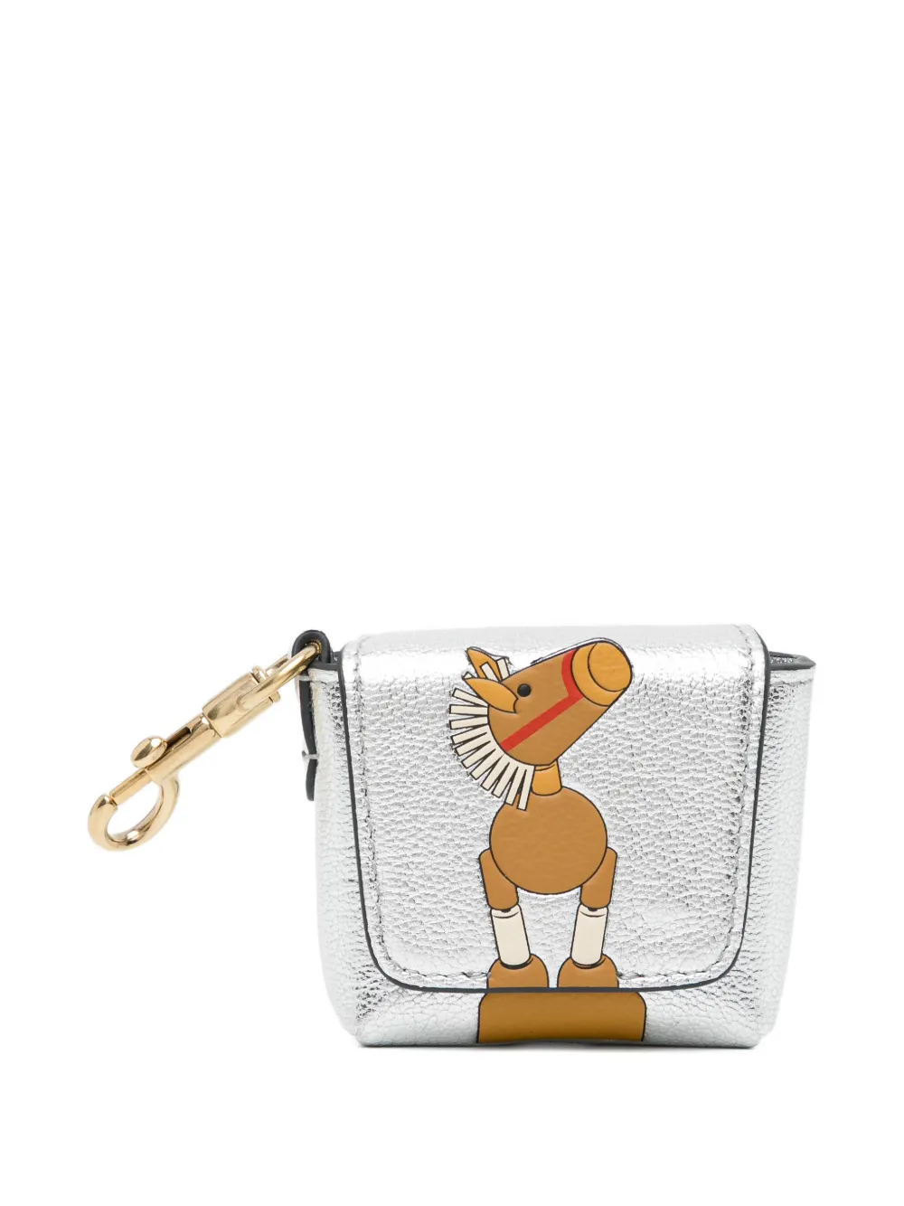 Anya Hindmarch Custodia per auricolari Year Of The Horse - Argento