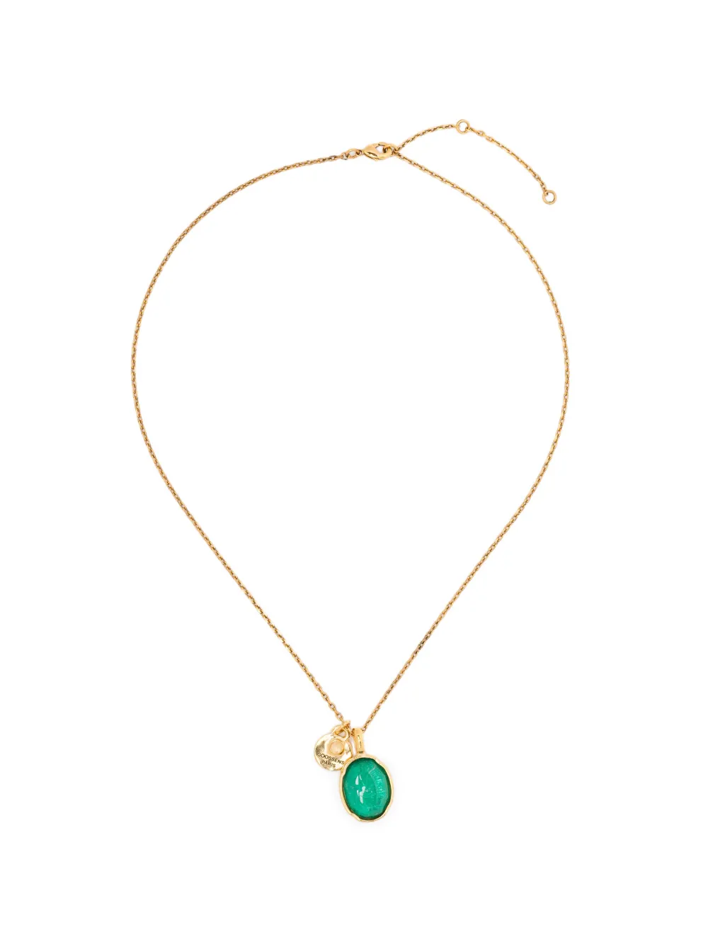 Goossens Halskette mit Cabochons - Gold