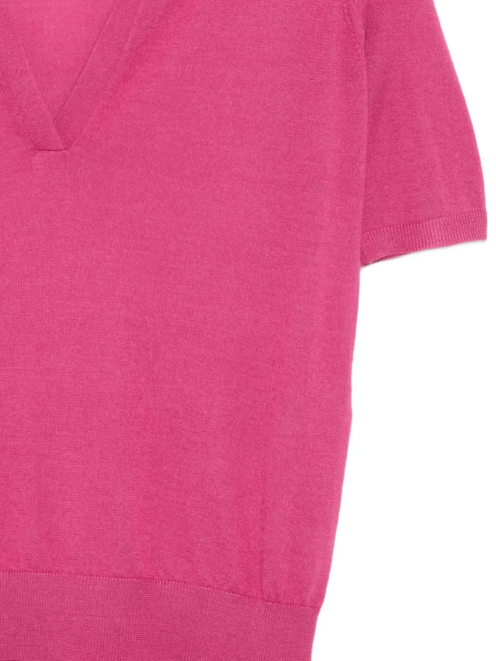 V-Neck Polo Top