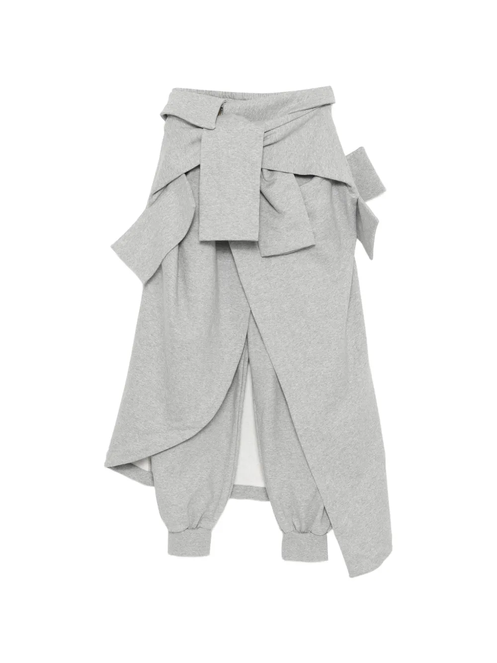 A.W.A.K.E. Mode Pantaloni con nodo sulla vita - Grigio