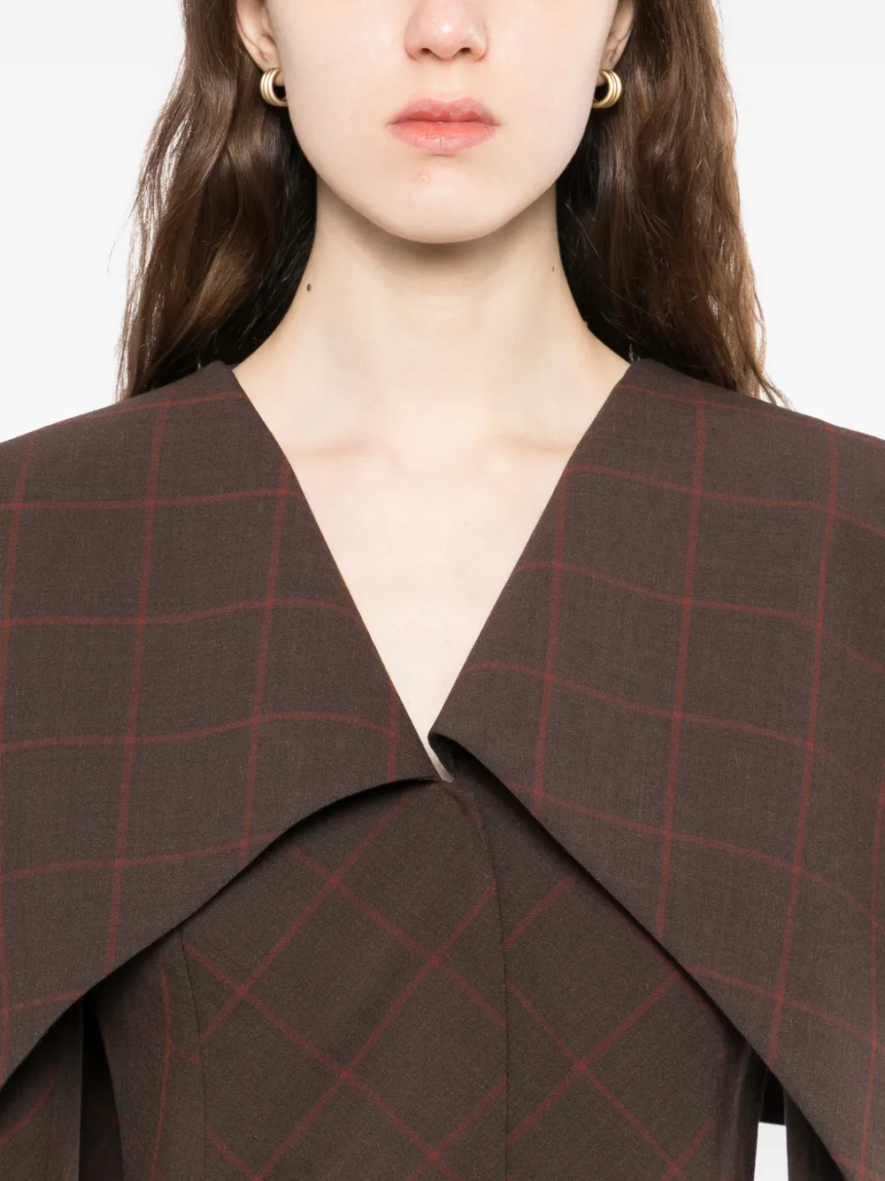 collar crop jacket