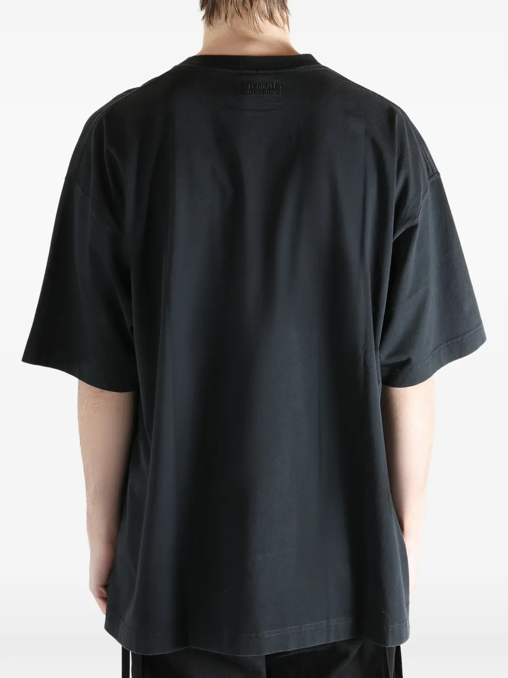 VETEMENTS T-shirt met grafische print Zwart