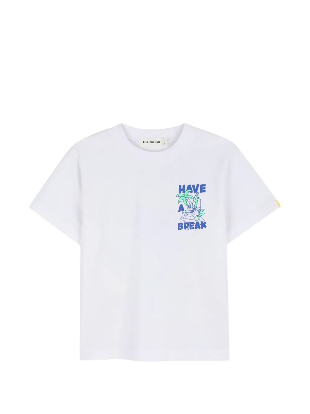 Billieblush short-sleeved graphic T-shirt - Bianco