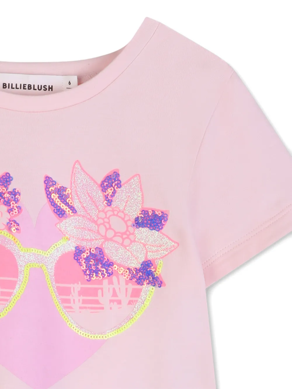 Billieblush T-shirt met pailletten Roze