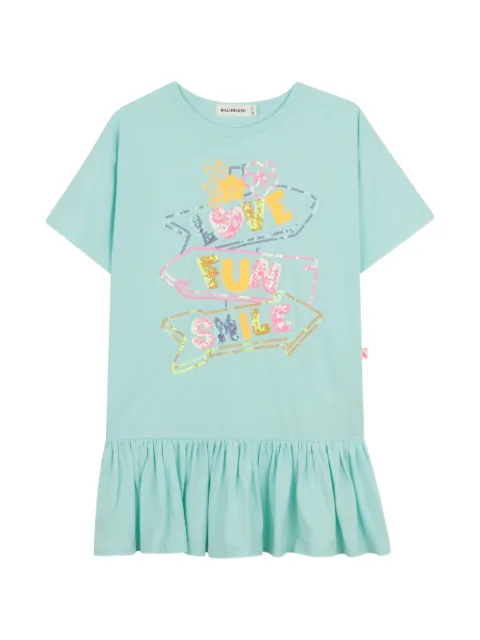 Billieblush robe volantée à manches courtes