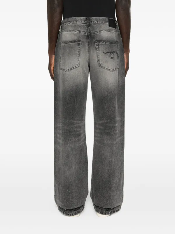 R13 Frayed Jeans | Black | FARFETCH CA