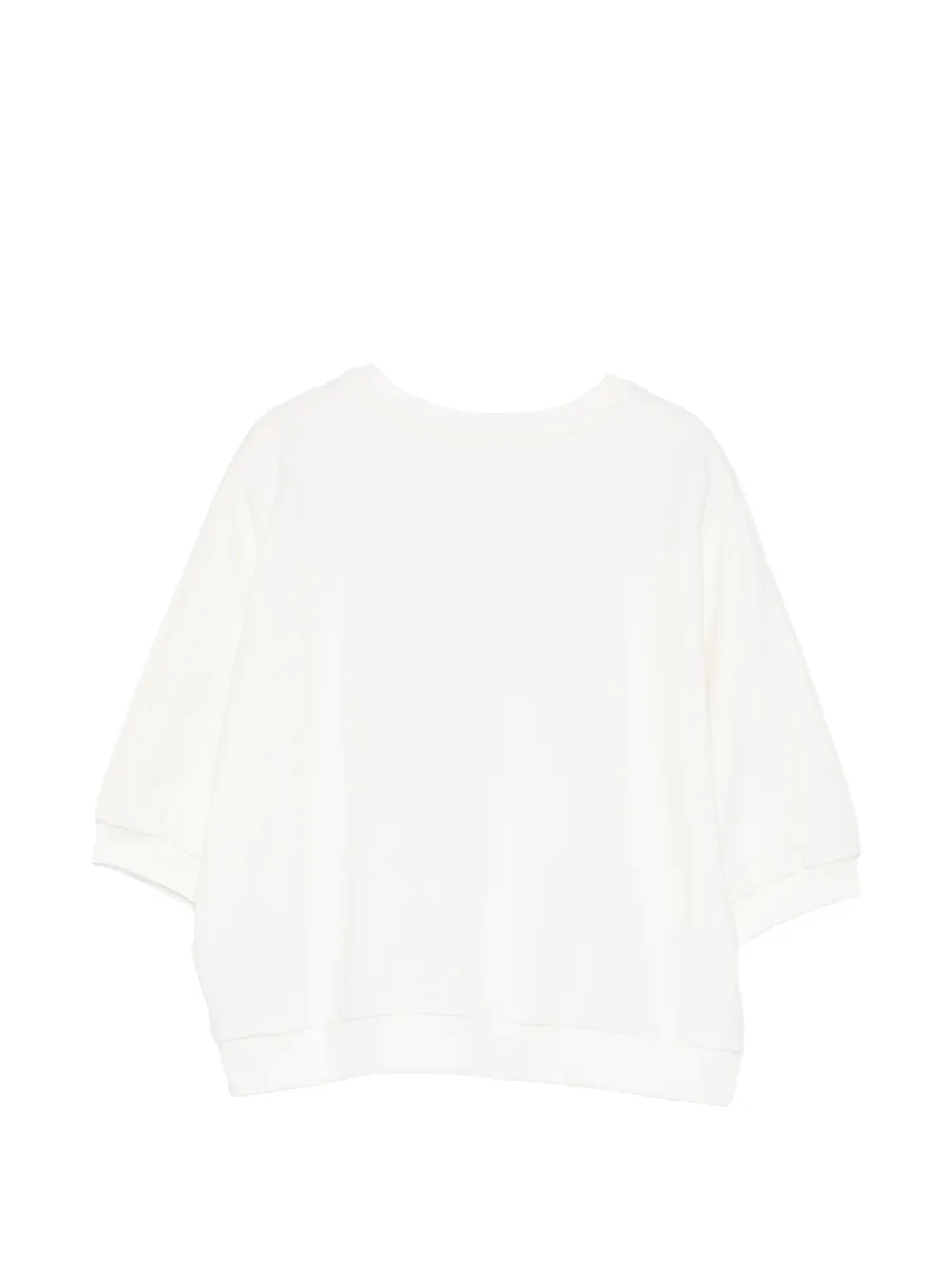 Elisabetta Franchi La Mia Bambina T-shirt met logo Wit