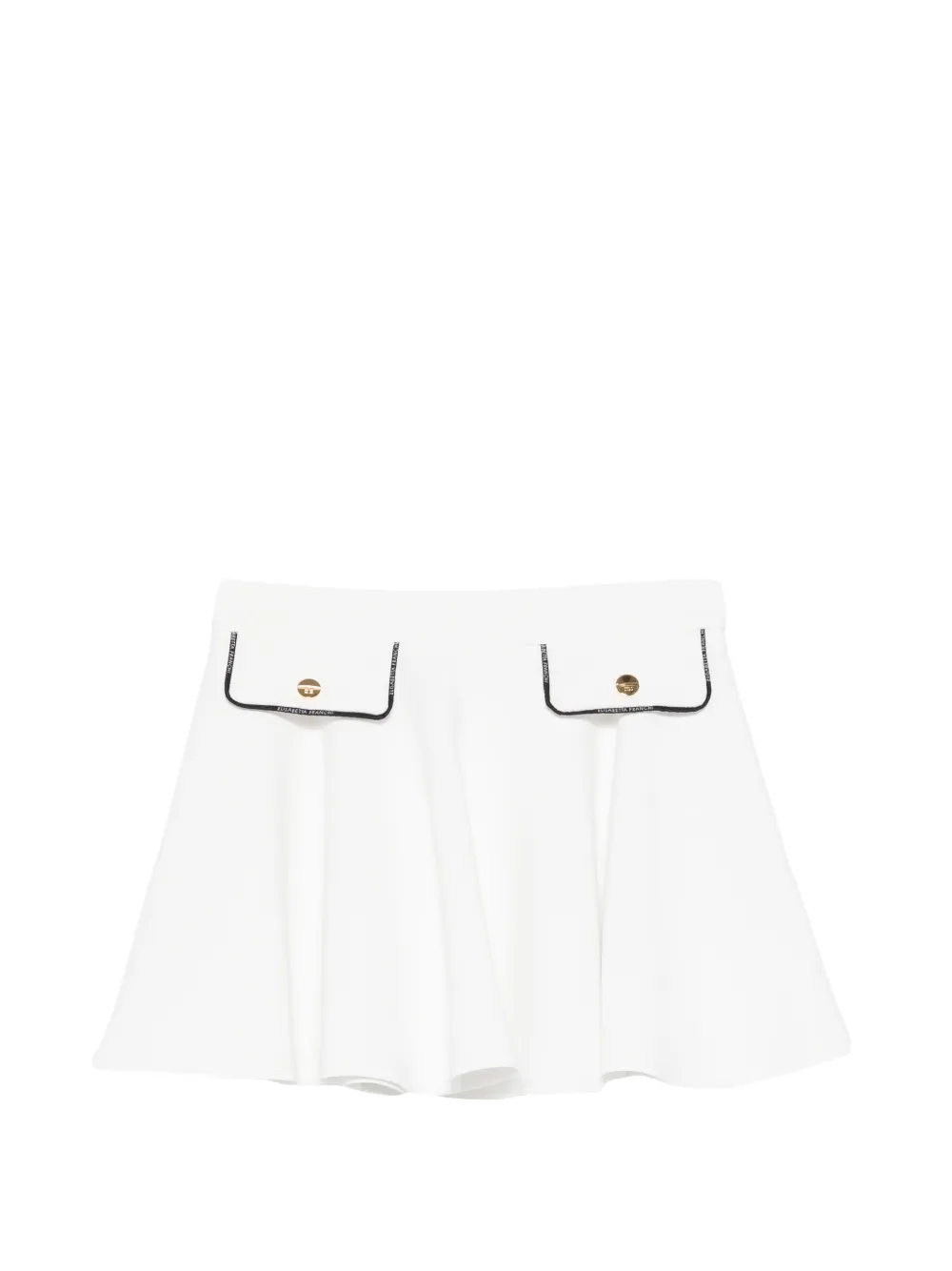 Elisabetta Franchi La Mia Bambina Gonna con tasche - Bianco