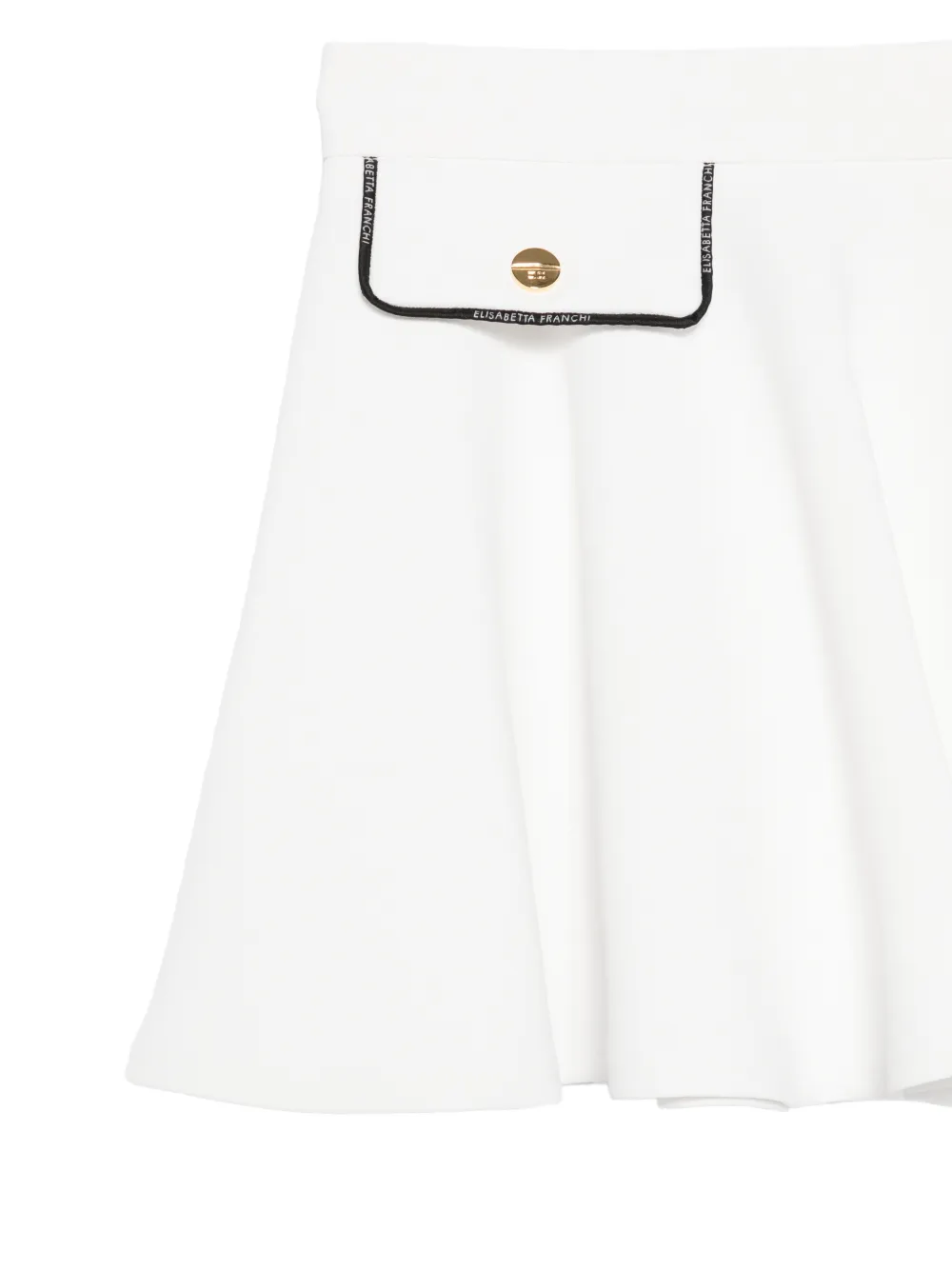 Elisabetta Franchi La Mia Bambina Rok met zak Wit
