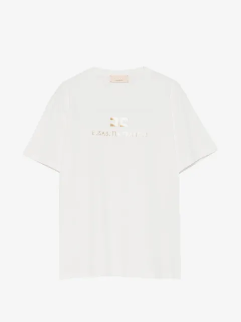 Elisabetta Franchi La Mia Bambina playera con logo estampado
