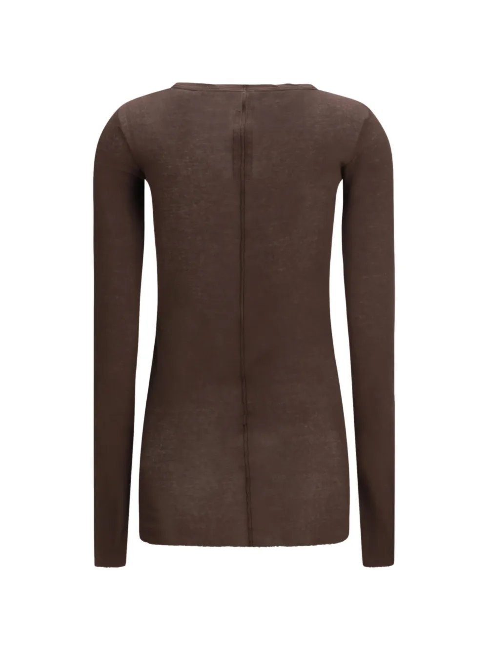 Rick Owens T-shirt met lange mouwen Bruin