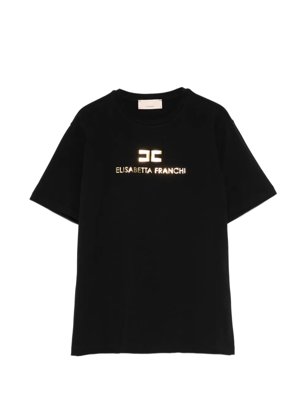 Elisabetta Franchi La Mia Bambina T-shirt con logo - Nero