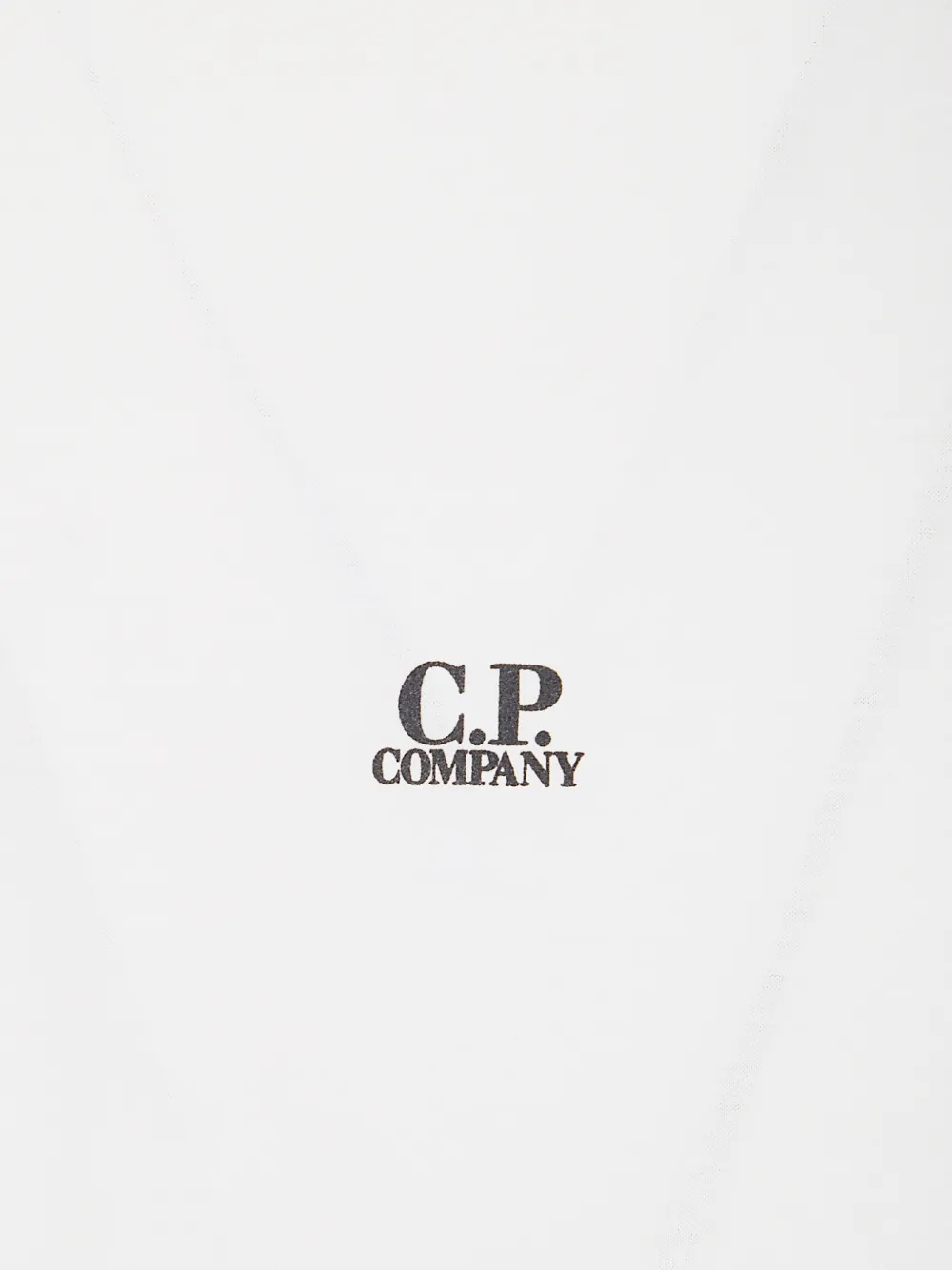 C.P. Company 70 2 Gasato gemerceriseerd jersey T-shirt met korte mouwen Wit