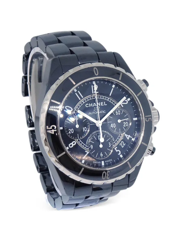 Chanel Pre-owned 2012 J12 42mm Watch in Black