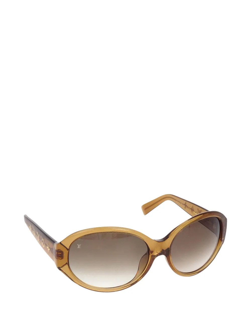 Louis Vuitton Pre-Owned Occhiali da sole tondi anni 2010 - Marrone