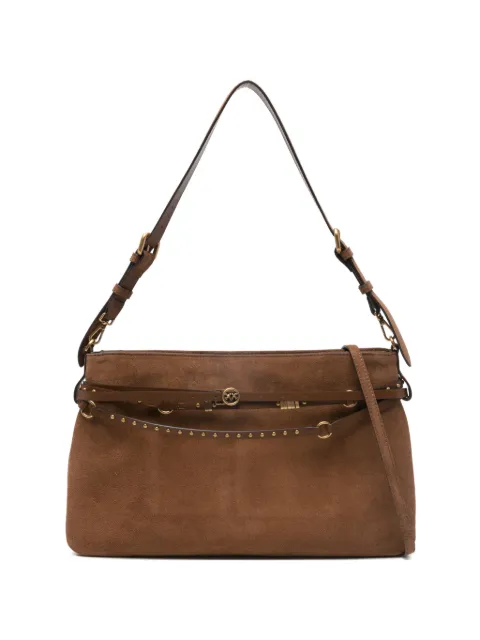 PINKO bolsa de hombro con correa y apliques