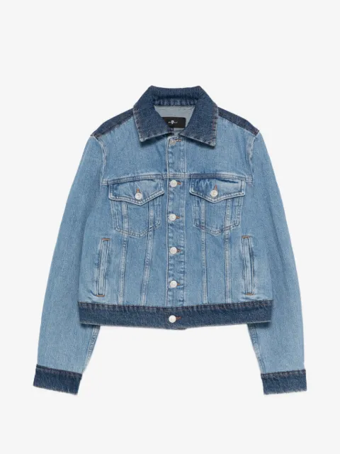 7 For All Mankind buttoned denim jacket