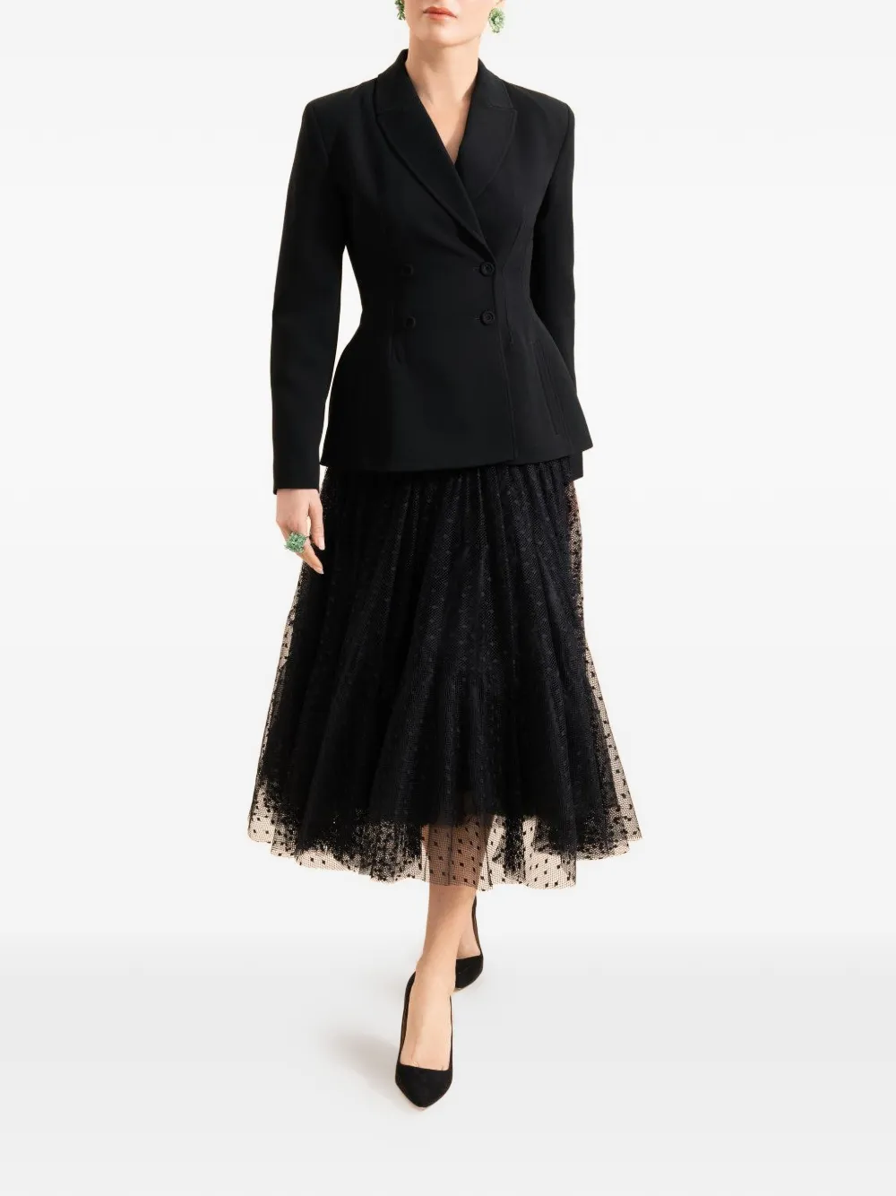 Alexis Naomi midi skirt - Zwart