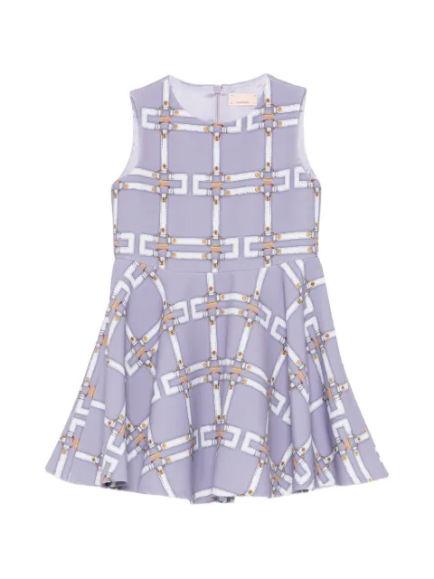 Elisabetta Franchi La Mia Bambina patterned sleeveless dress