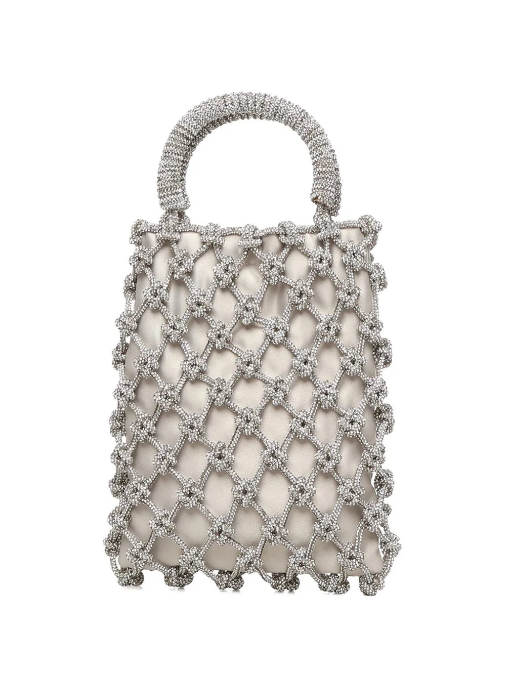 Rosantica crystal-embellished tote bag - Argento