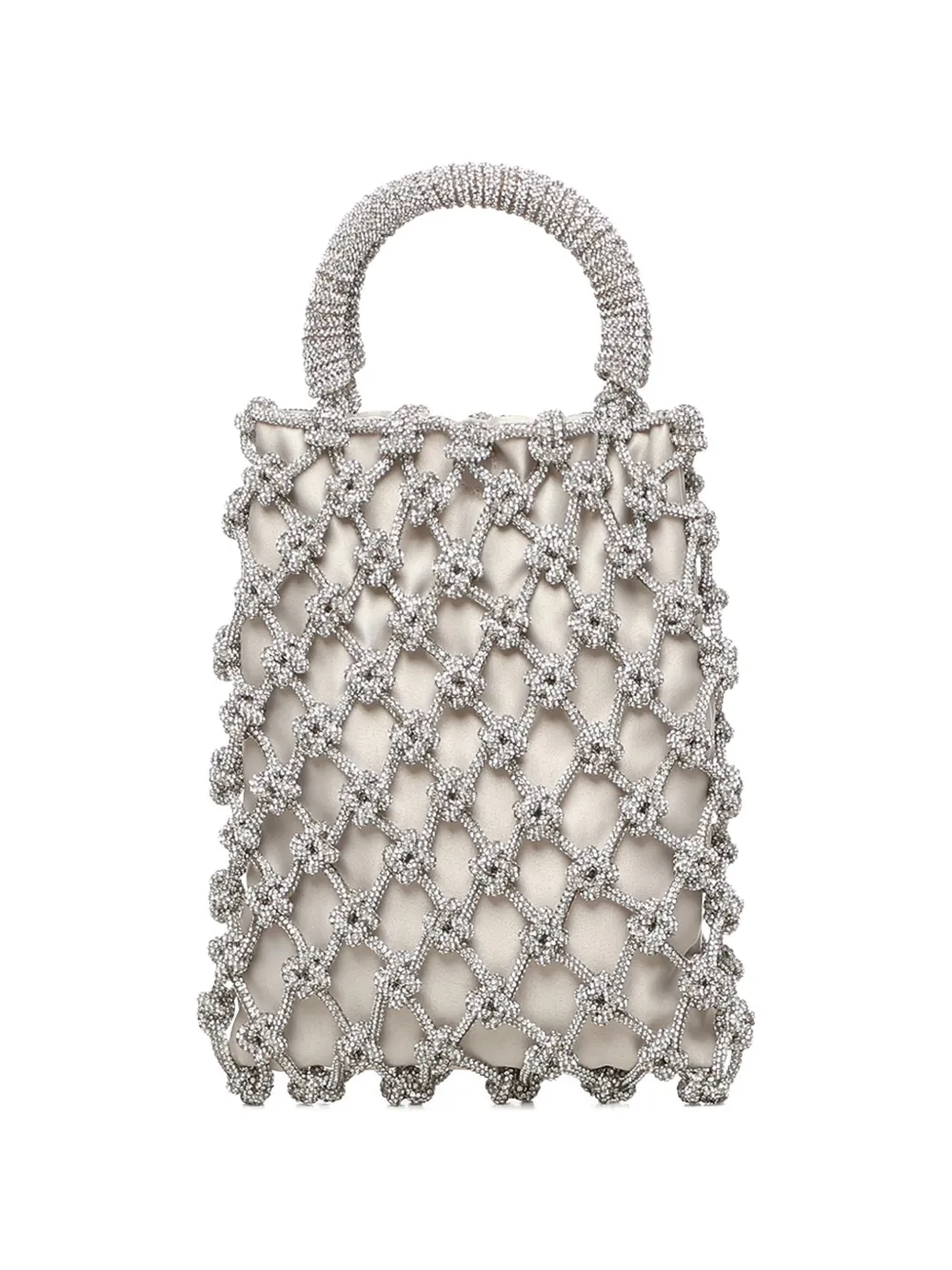 Rosantica crystal-embellished tote bag - Zilver