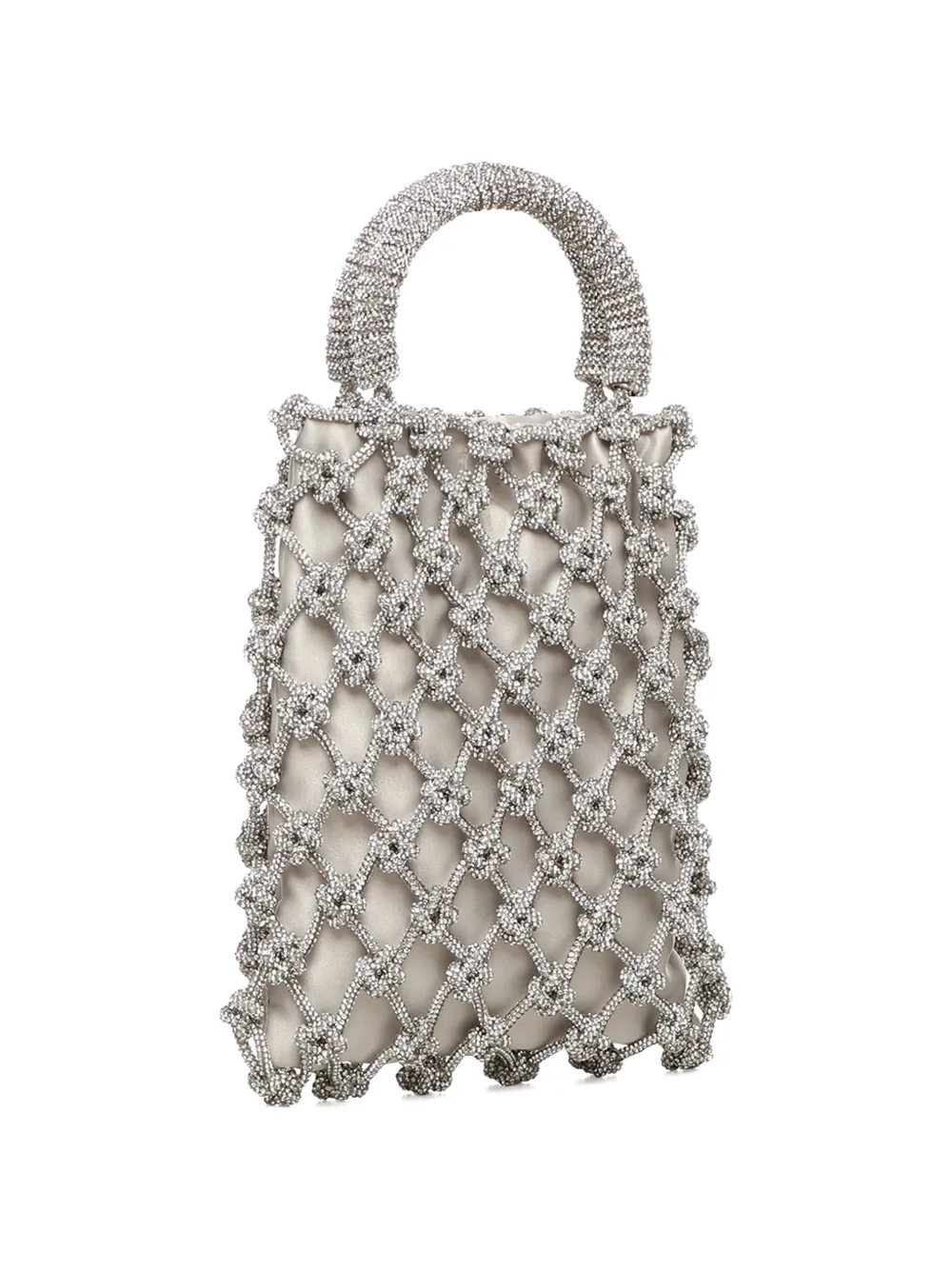  Rosantica Crystal-embellished Tote Bag - Silver 