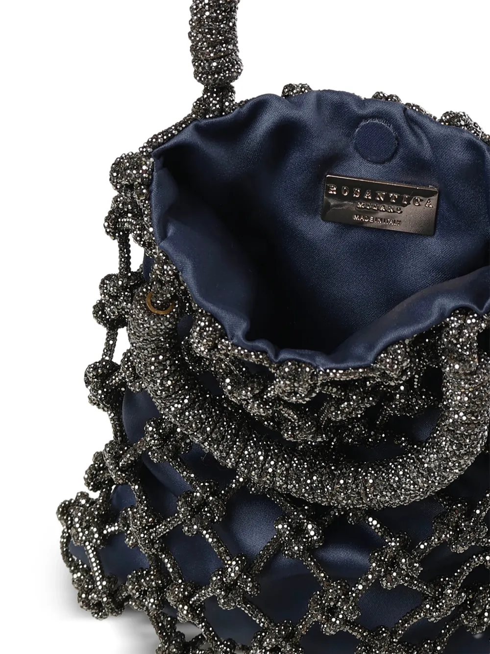 Rosantica Shopper verfraaid met kristallen Blauw