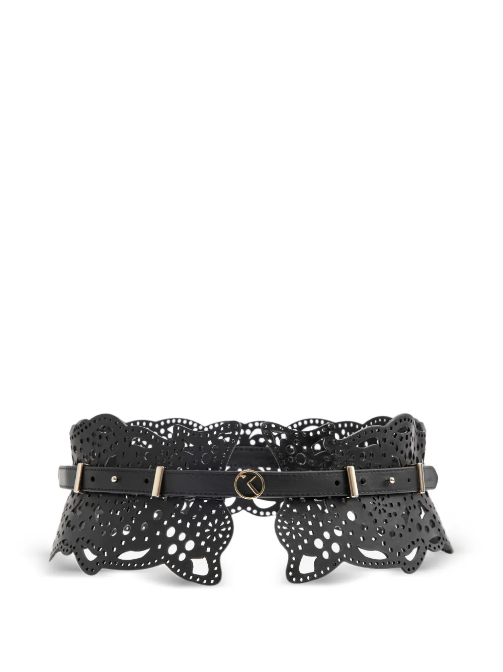 Saiid Kobeisy Cintura in pelle - Nero