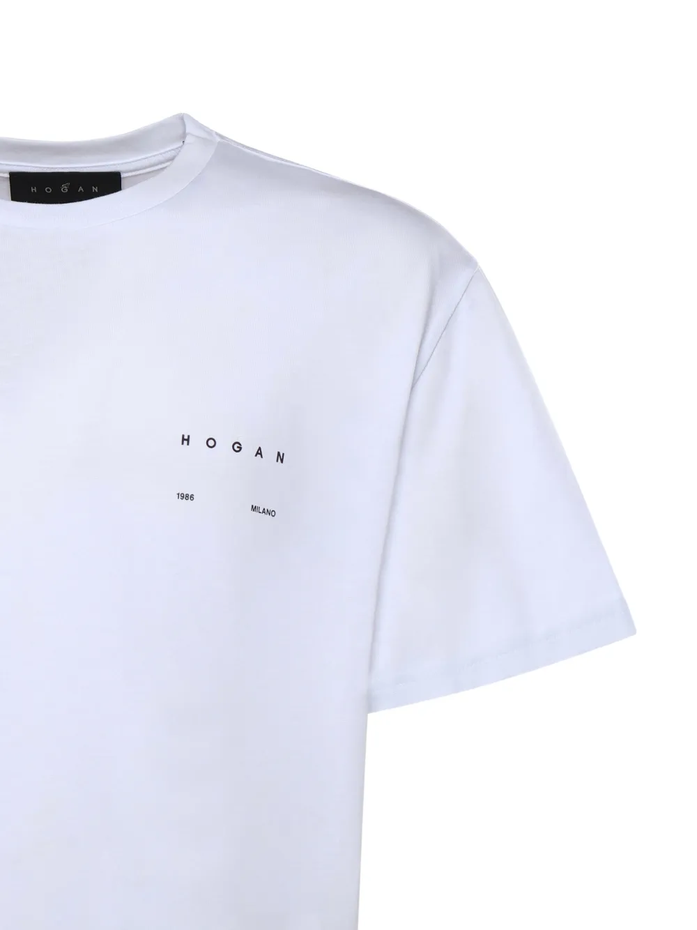 Hogan T-shirt met logoprint Wit
