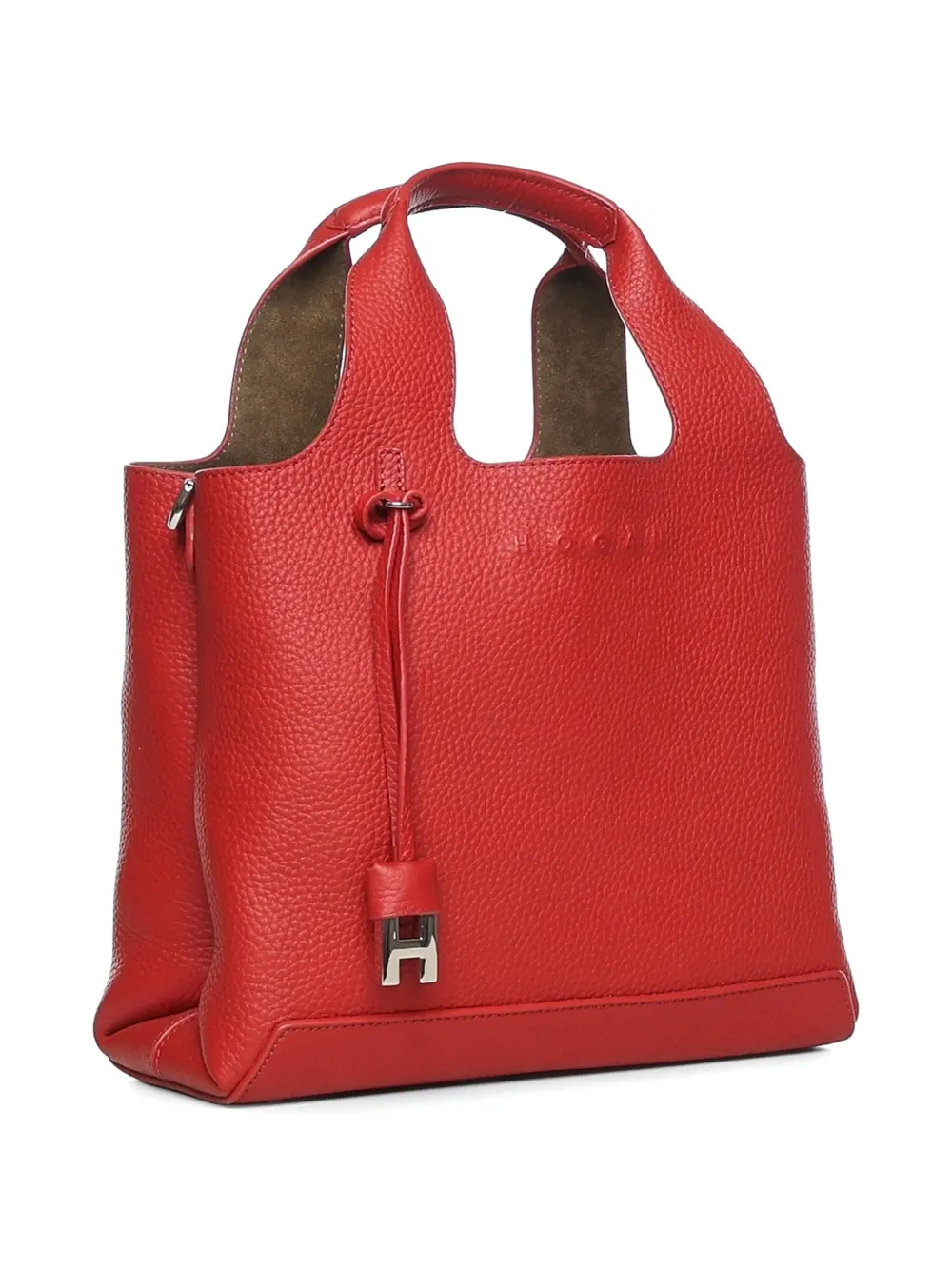 Hogan Shopper met metalen bedel Rood