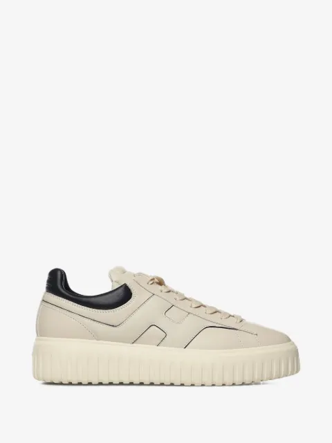 Hogan H-Stripes lace-up leather sneakers