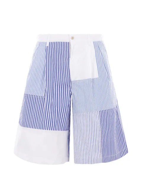 Comme des Garçons Homme Shorts met gestreepte vlakken