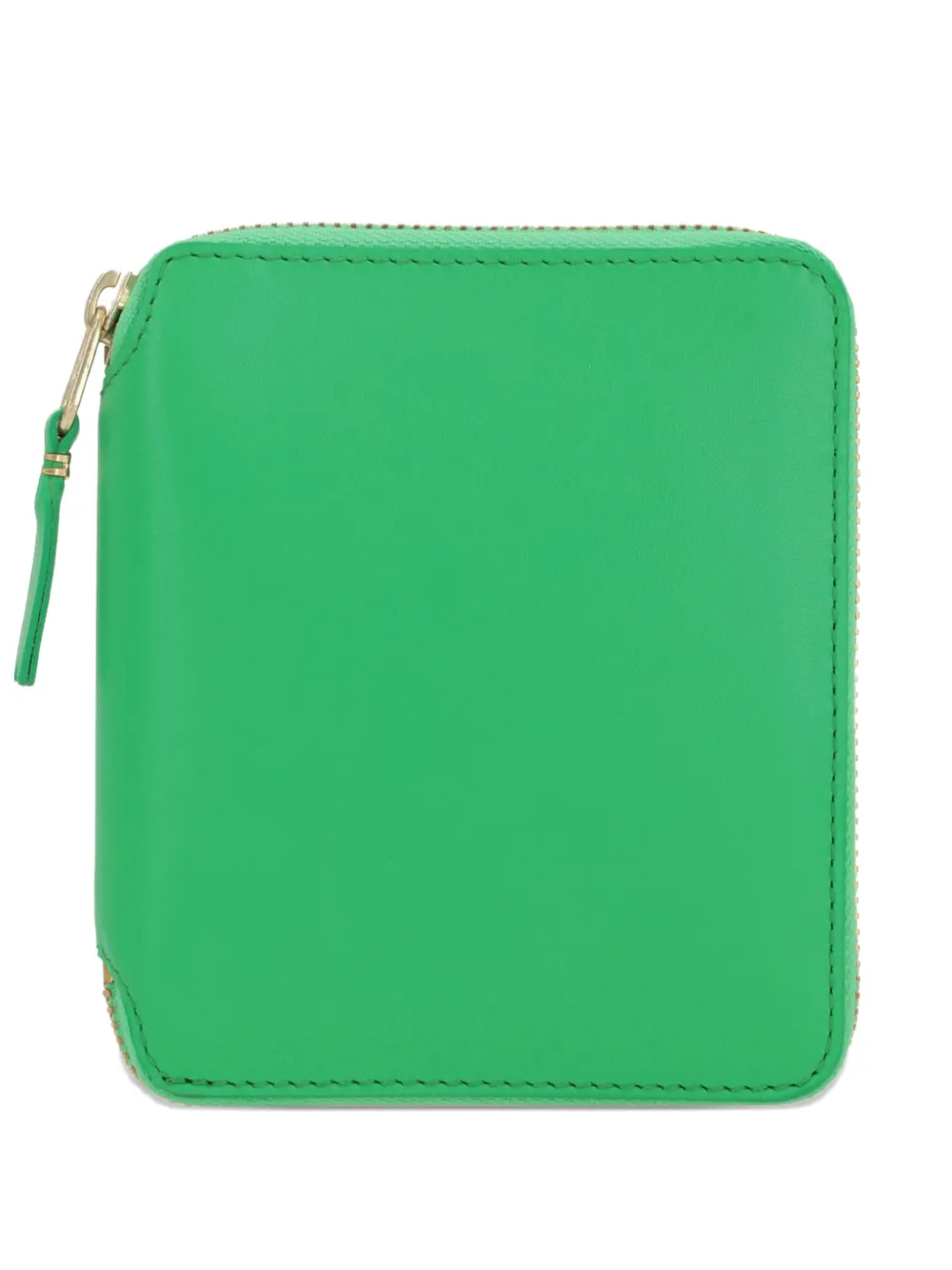 Comme Des Garçons Wallet zip-fastening leather wallet - Verde