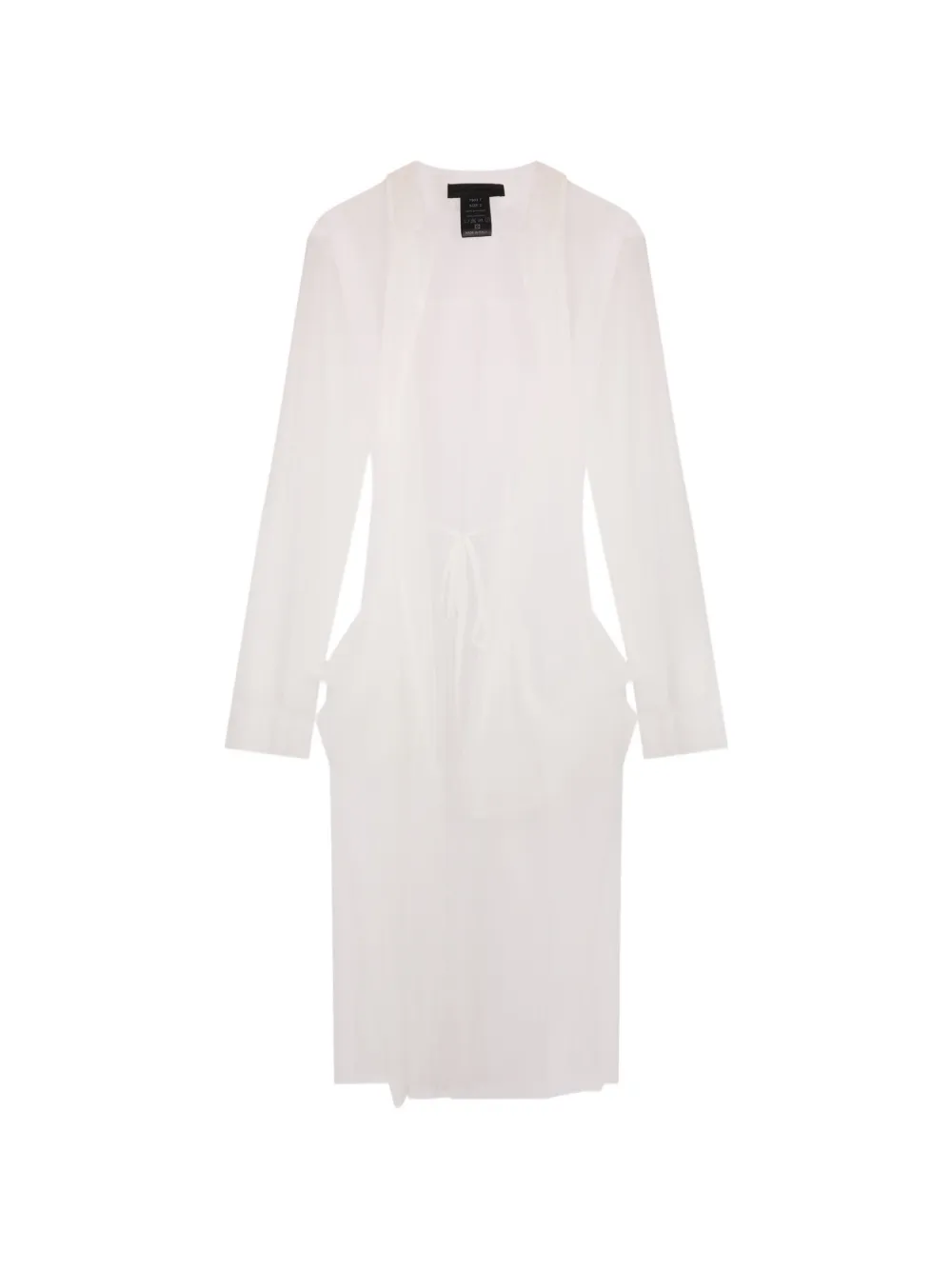 Maria Calderara tulle coat - Bianco