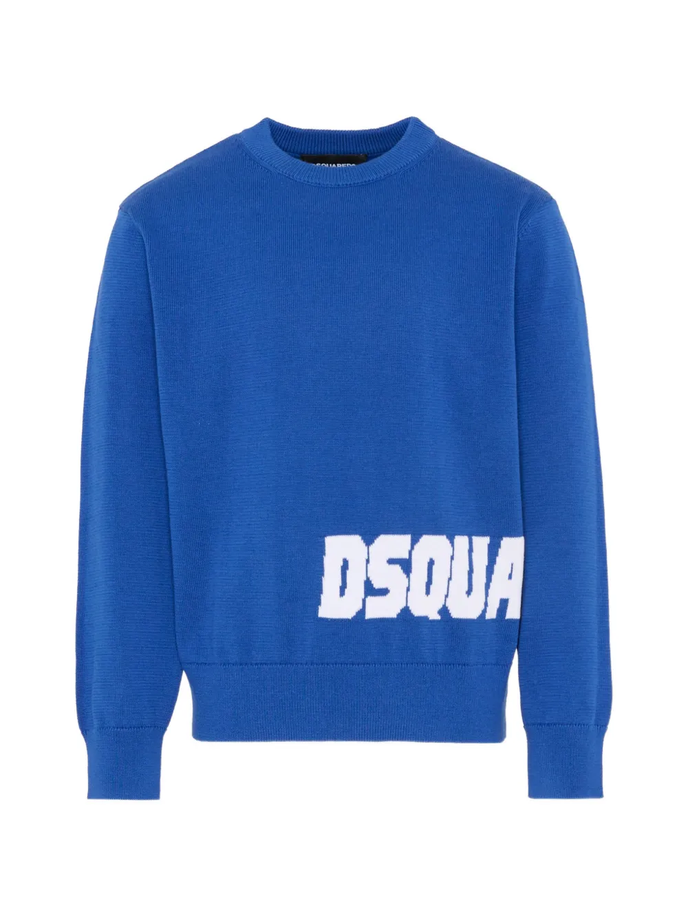 DSQUARED2 KIDS logo-detail long-sleeve sweater - Blu