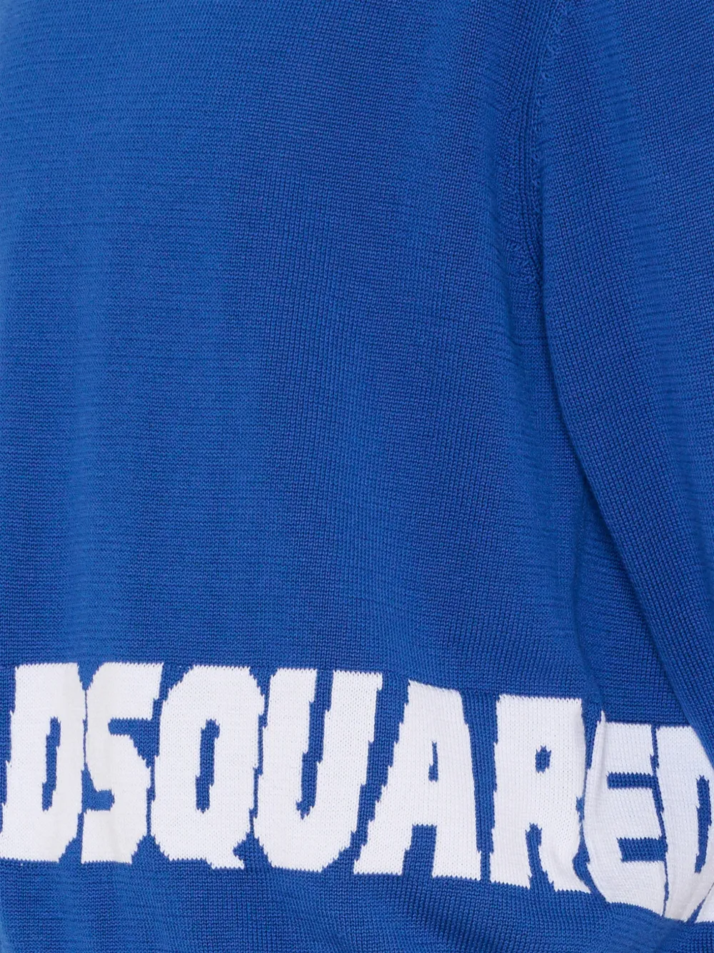  Dsquared2 Kids Logo-detail Long-sleeve Sweater - Blue 