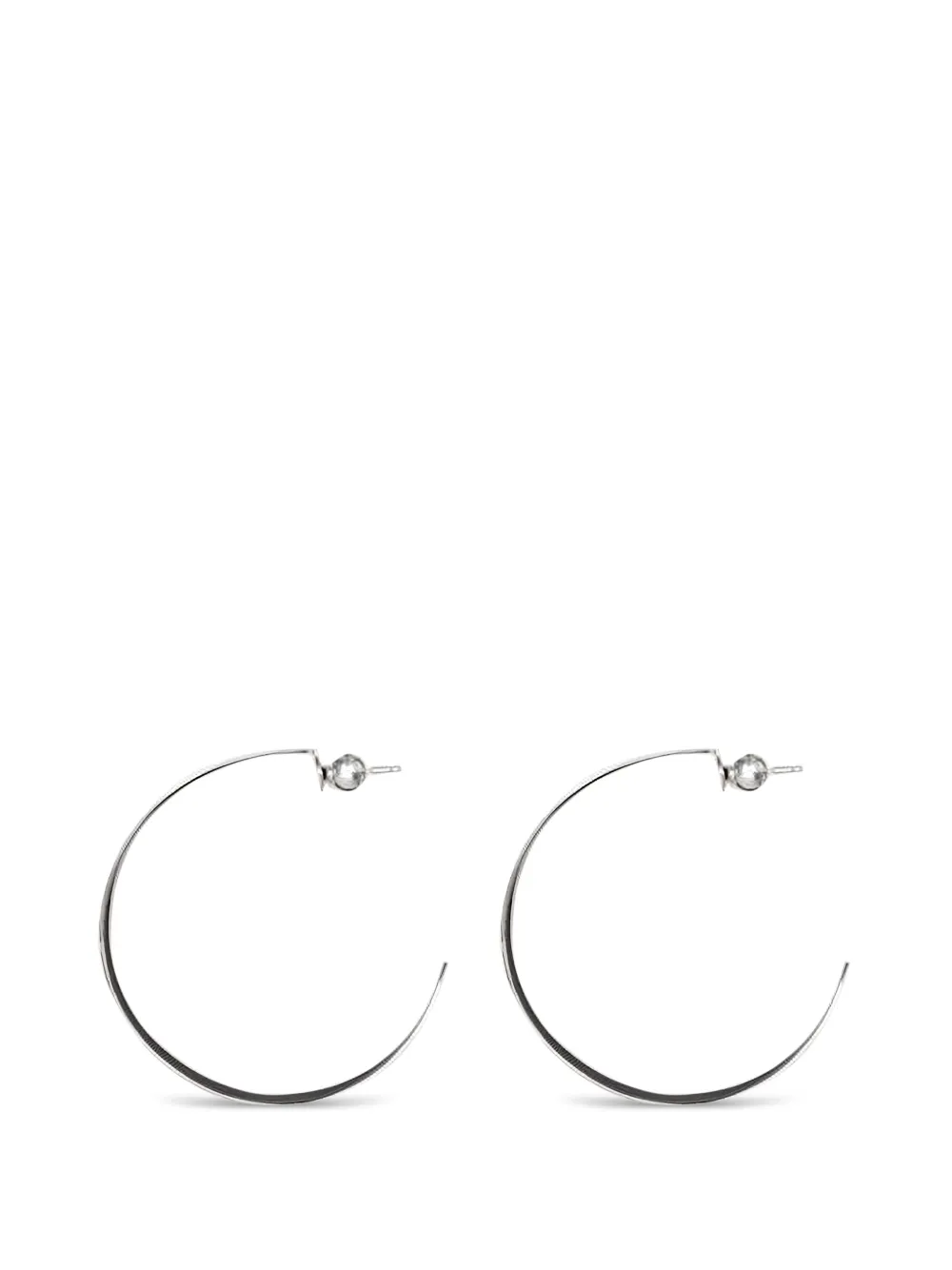 Sophie Buhai moon hoops earrings - Argento